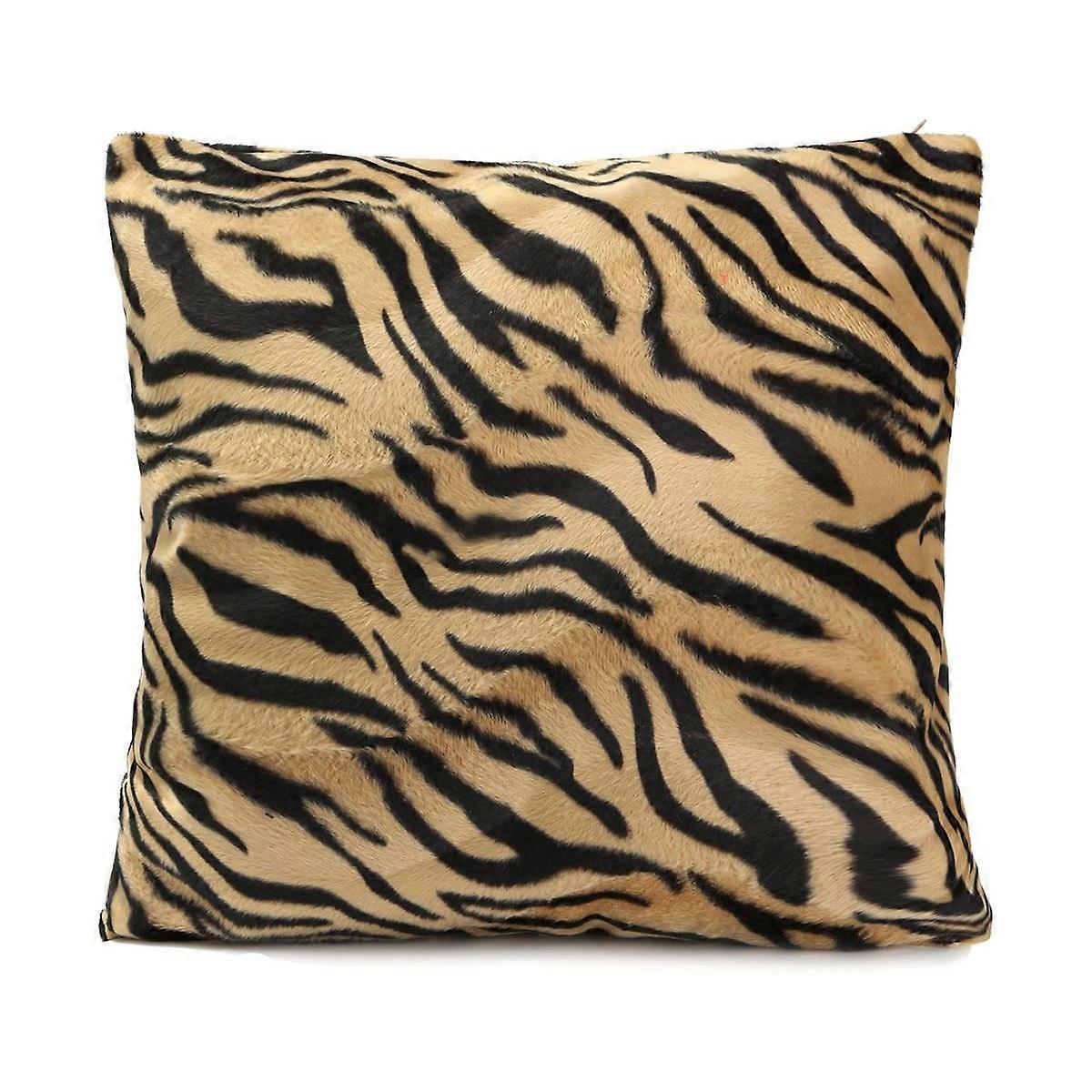 Plush Stuffing Throw Pillow Case Leopard Print for Pillow Use Lightweight