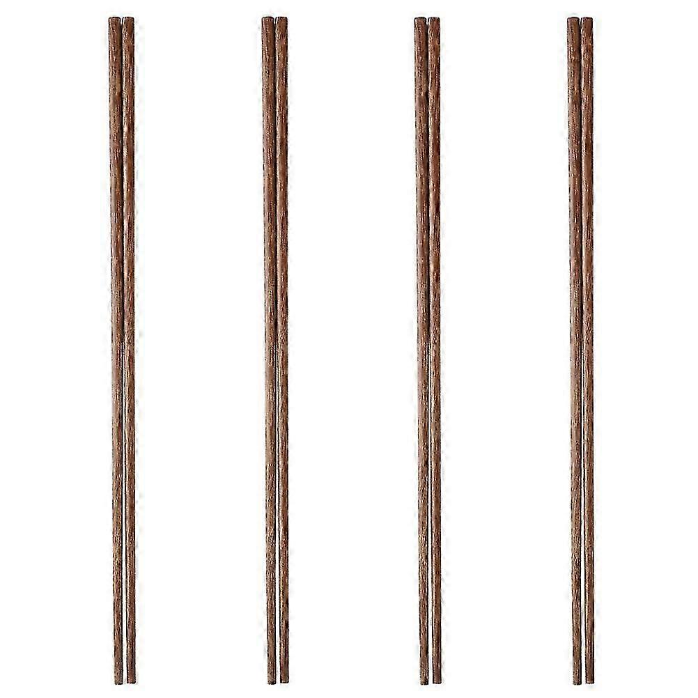 Frying Chopsticks Solid Wood Cooking Tool for 4Pairs Kitchen Use