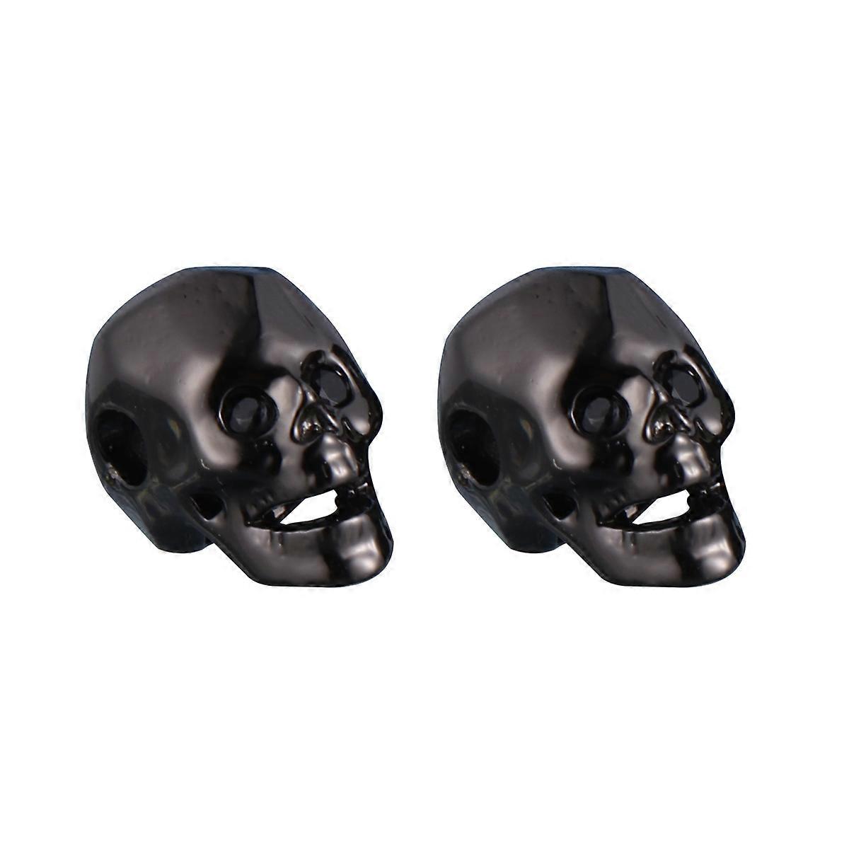 Chic DIY Ghost Head Skull Stud Rivet Accessories Function 2Pcs