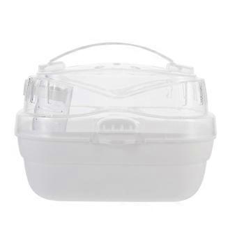 Portable Small Pet Carrying Case Outdoor Hamster Carry Cage Chinchilla House