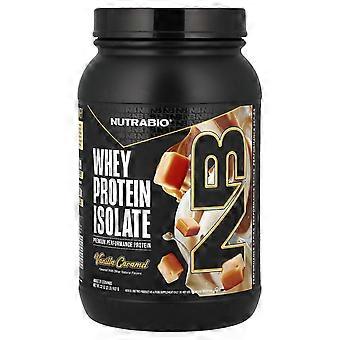 NutraBio, Whey Protein Isolate, Vanilla Caramel, 2 lb (907 g)