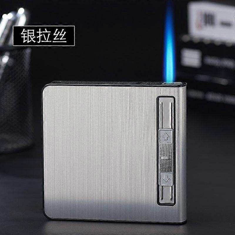 Push pull inflatable windproof cigarette box