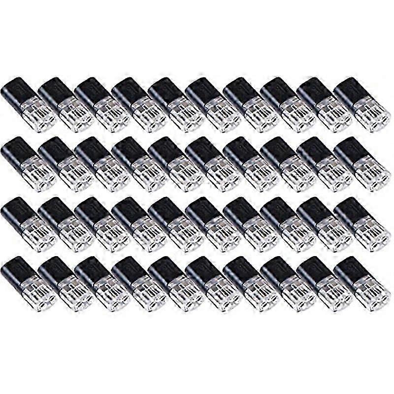 40PCS Double-Wire Push-In Connector with Locking Buckle