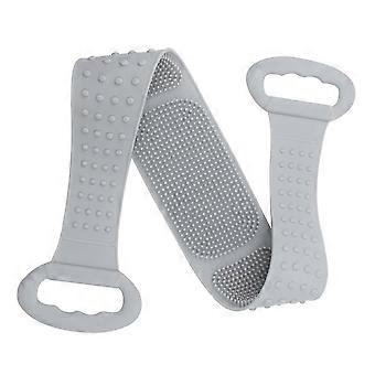 Silicone Back Scrubber For Shower - Body Brush For Bathing - For Back Cleansing And Exfoliating, Back Massage, 76cm