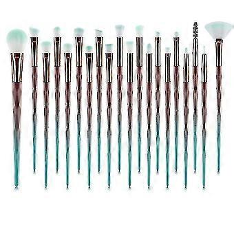 Makeup Brushes 20 Pcs Professional Makeup Brush Kit, Eye Makeup Brush(grey Blue)
