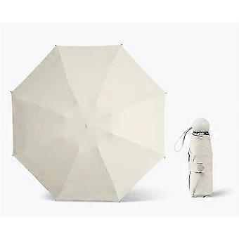 mini winddichte opvouwbare reisparaplu, zonneregenparasols, compacte draagbare voor vrouwen mannen meerdere kleuren