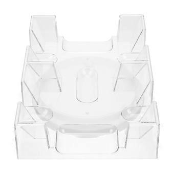 Dual Deck Card Holder Tray Plastic Deck Cards Holder Rotary Card Tray Hands Card Holder