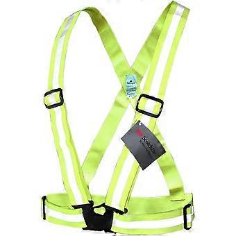 Reflective Cross Belt Vest | Highly Reflective with Adjustable Straps | Made with 3M Scotchlite