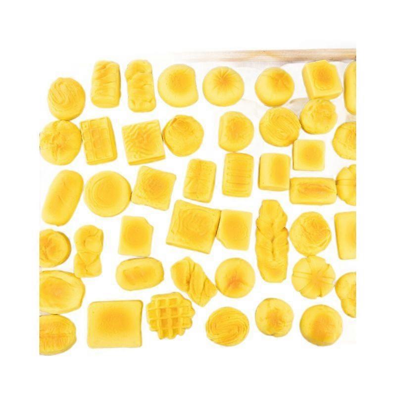 6 PCS Super Soft Slow Rebound Squishy Pack, Random Mixed Mini Cake Bread Decompression Hand Toy