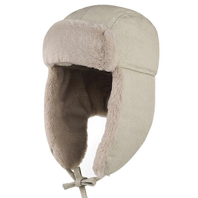 Windproof Padded Thickened Snow Hat Cold Protective Ear Hat One Size