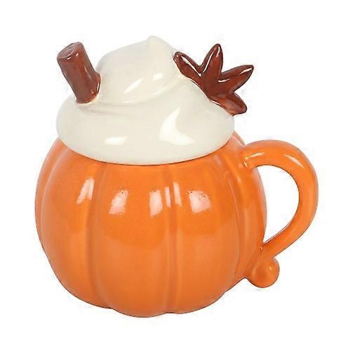 Something Different Pumpkin Lidded Mug