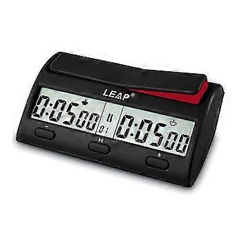 LEAP Schachuhr, fortschrittlicher digitaler Schachtimer mit 7 Timing-Set-Modi vom Typ 38, professionelle Schachuhr