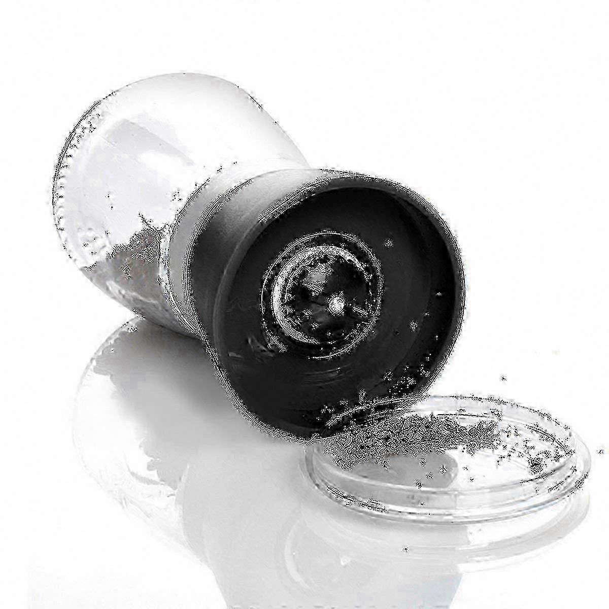 Refillable Salt and Pepper Grinder Set, Black
