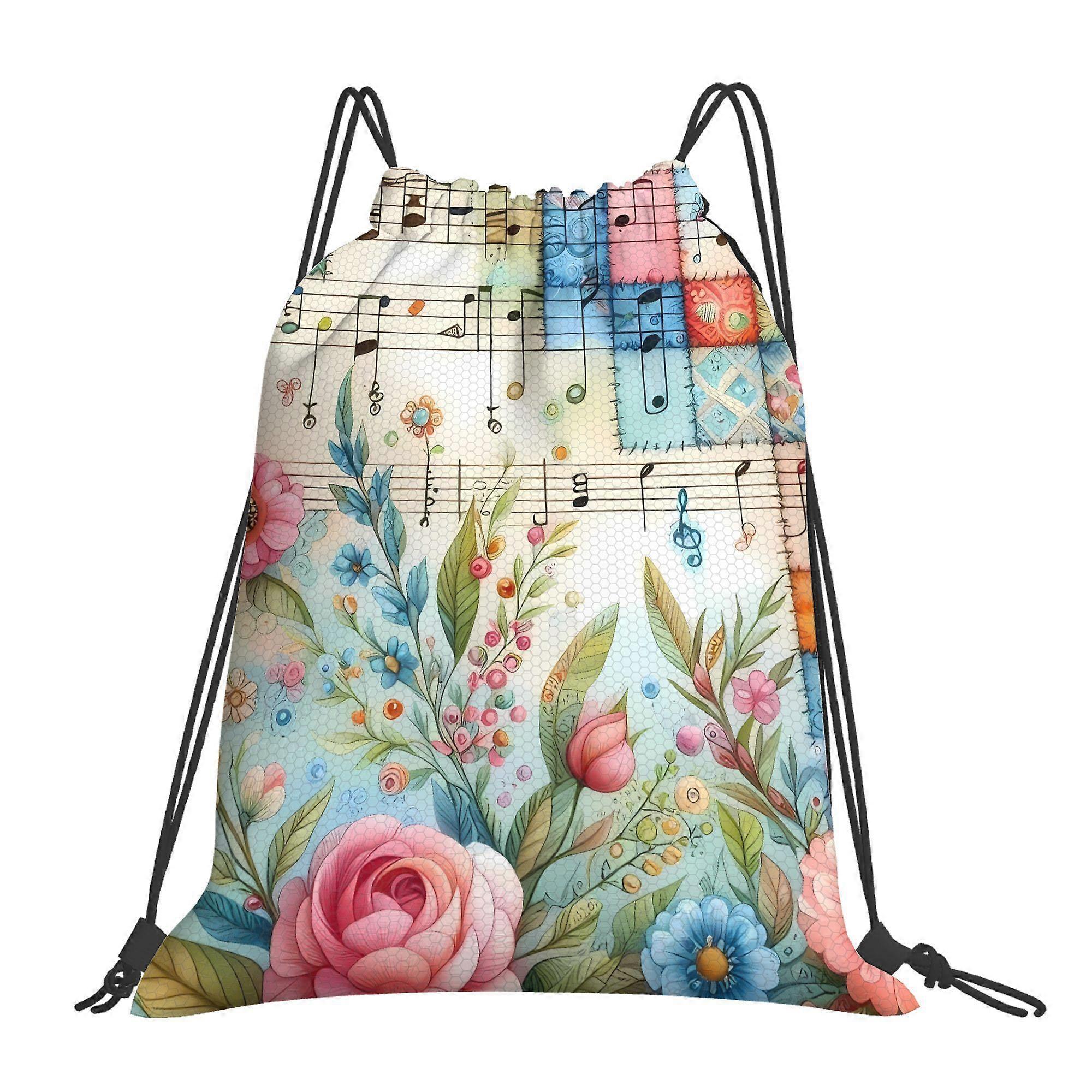 Sheet Music Drawstring Bags-Dwazs