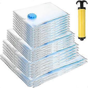 Vacuum Bags For Clothes With Pump, 10 Pieces Sets 4 Different Sizes, Vacuum
