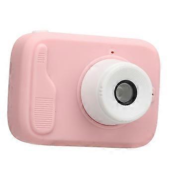 Kids Camera 2 Inch 20MP Dual Front Rear Cameras Portable Mini Toddler Digital Video Camera with Flash Light Pink