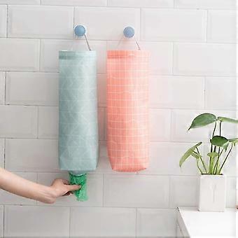 2pcs Plastic Bag Holder Waterproof Wall Mount Grocery Bag Dispenser Garbage Bag Organizer Plastic Bag Holder and Dispenser 264.