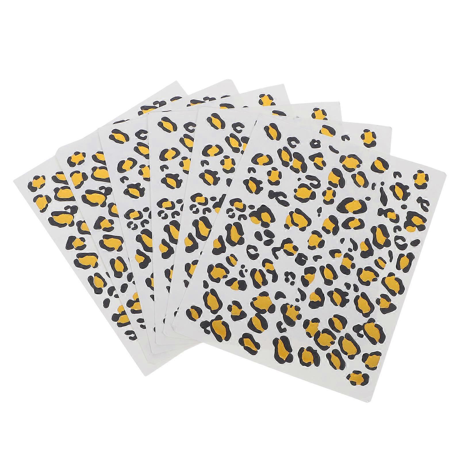 Leopard Transfer Sheets Decorative for 24 Sheets Body Tattoos