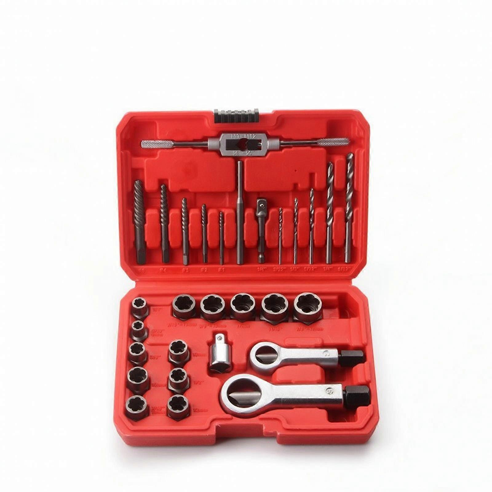 Screw and Nut Extractor Kit Complete Screw Extractor Set with Storage Case