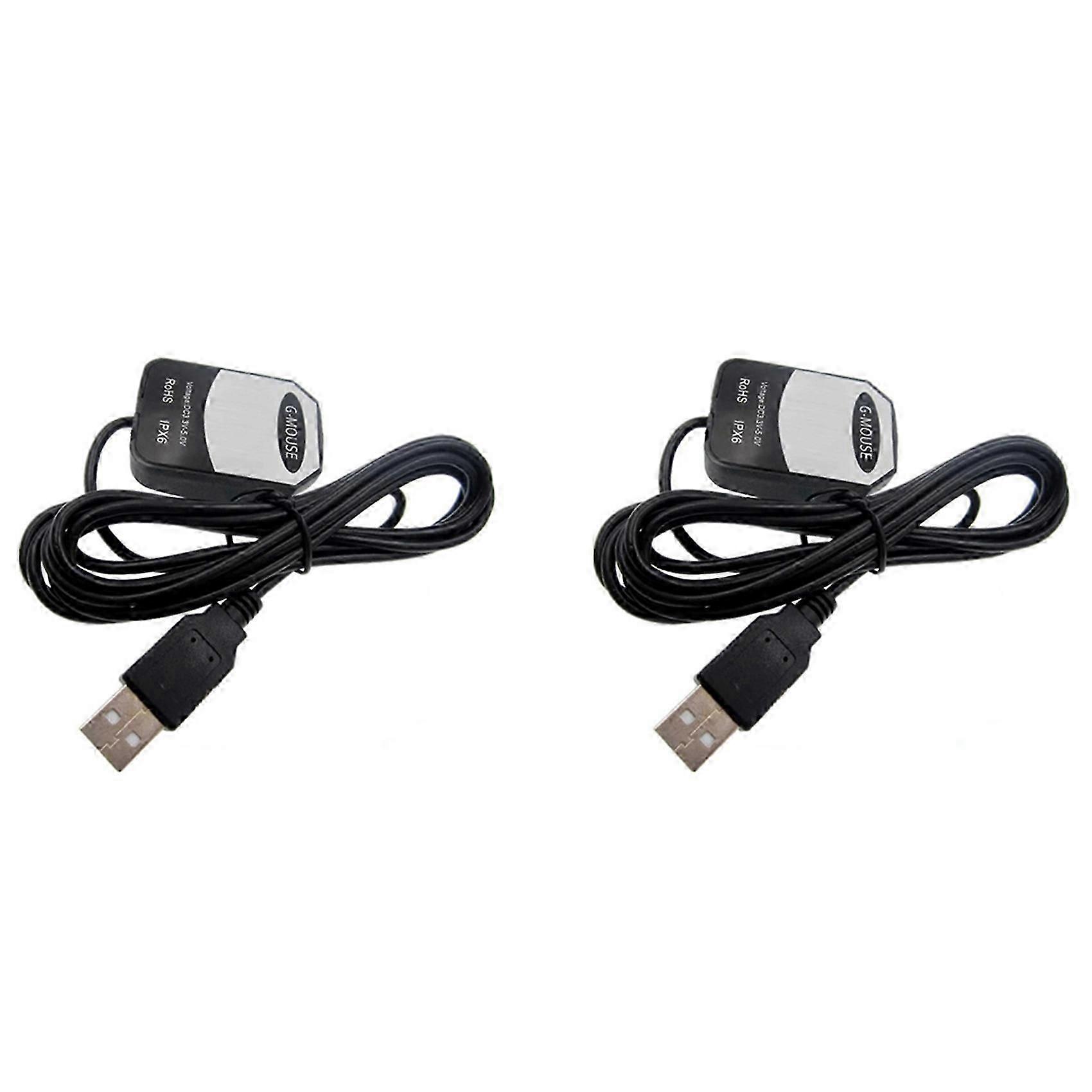 2X VK-162 GPS Receiver Module Navigation Positioning Module with Built-in Antenna and USB Interface