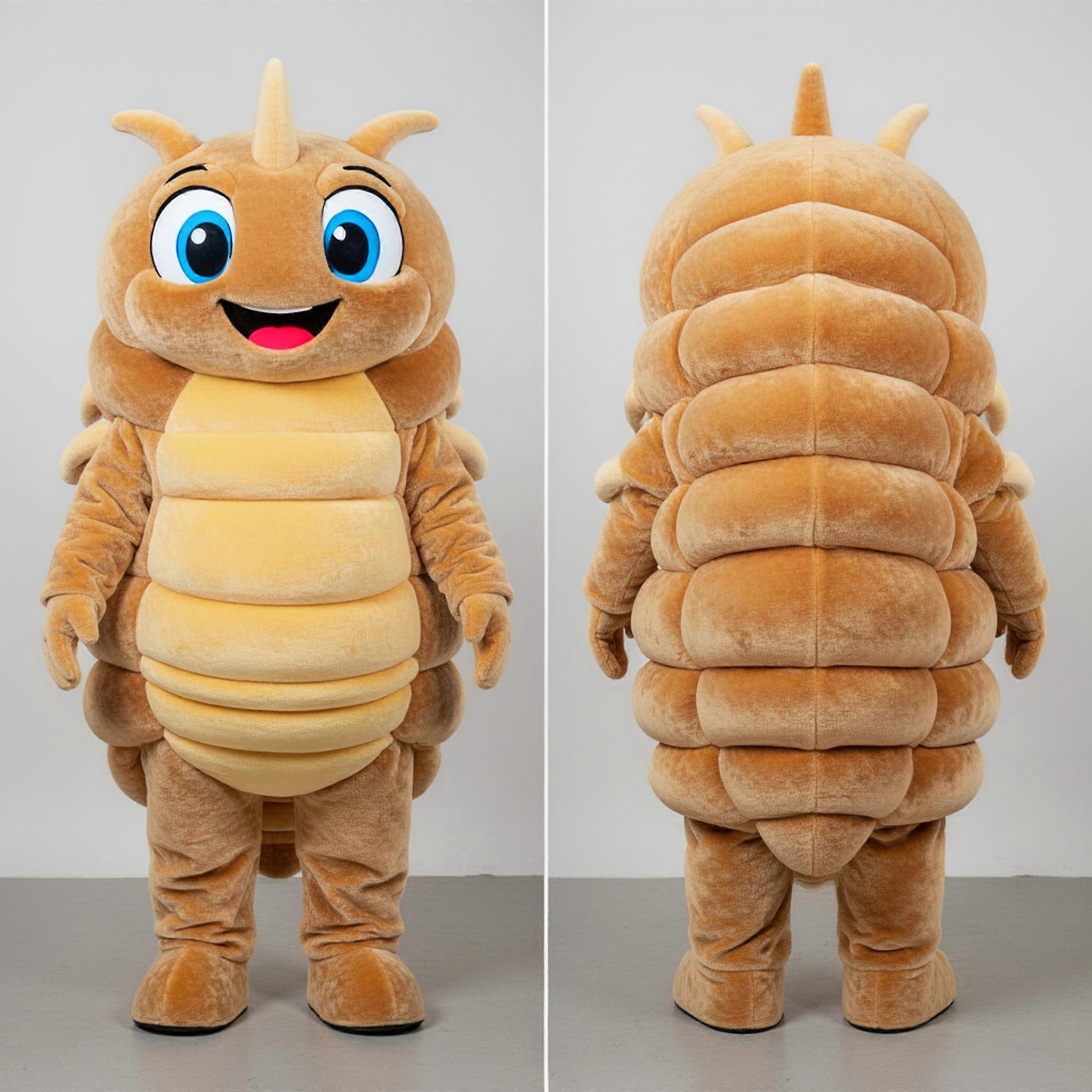MASTICOT Tan Rounded Trilobite Mascot