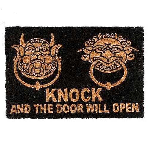 Labyrinth Knock And The Door Will Open Door Mat