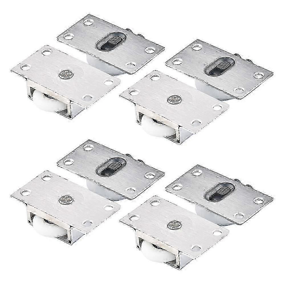 Cabinet roller wheels for sliding doors - 4 pack wardrobe rollers