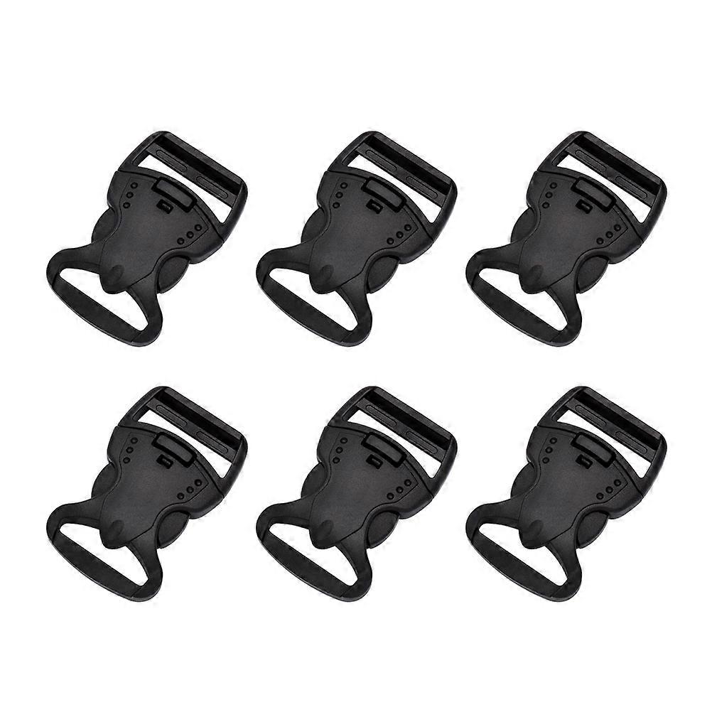 Durable Plastic Buckles Side Release Buckles for Strap Use 60Pcs Black