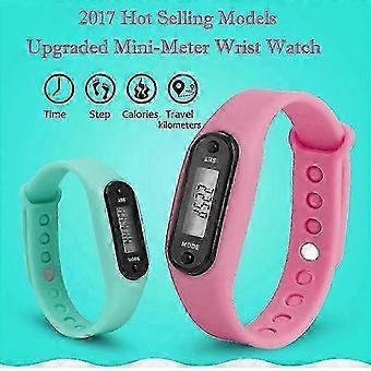 Activity monitor for adults with wrist pedometer, step count and sport watch features