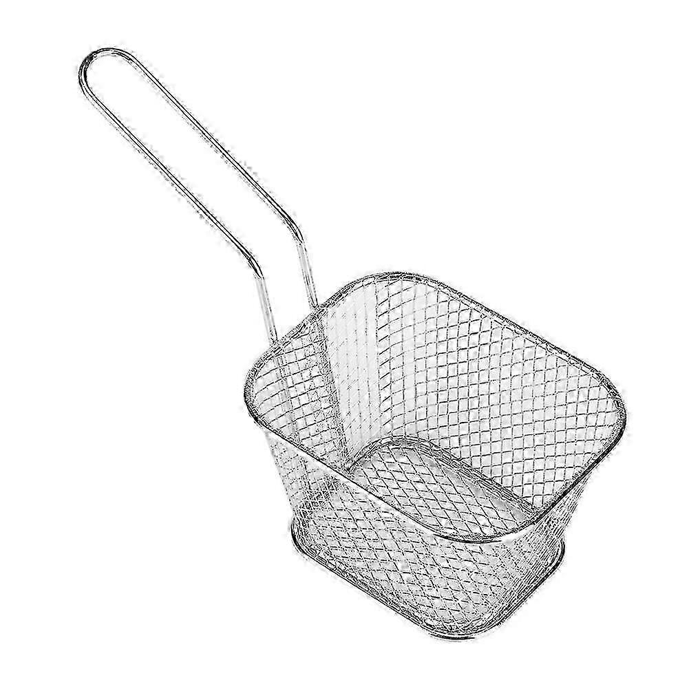 Small Gold Metal Baskets compatible with Serving Chips Fryer Cooking Tool