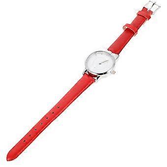 Leisure Small Cat Pattern Women Watch for Girls with Decorative Red Look