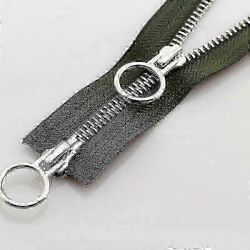 Two-Way Metal Jacket Zipper