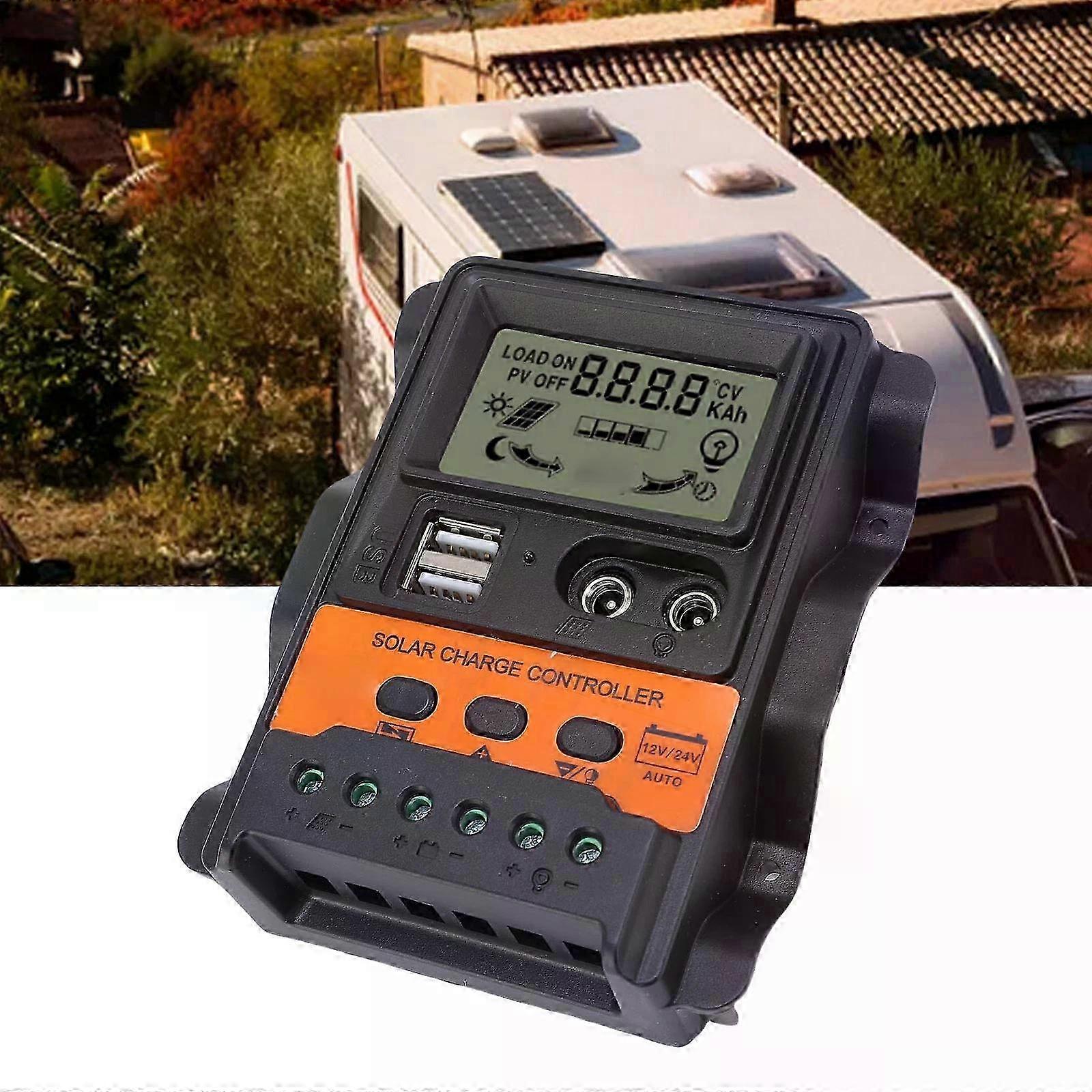 10A 12V 24V Solar Panel Regulator