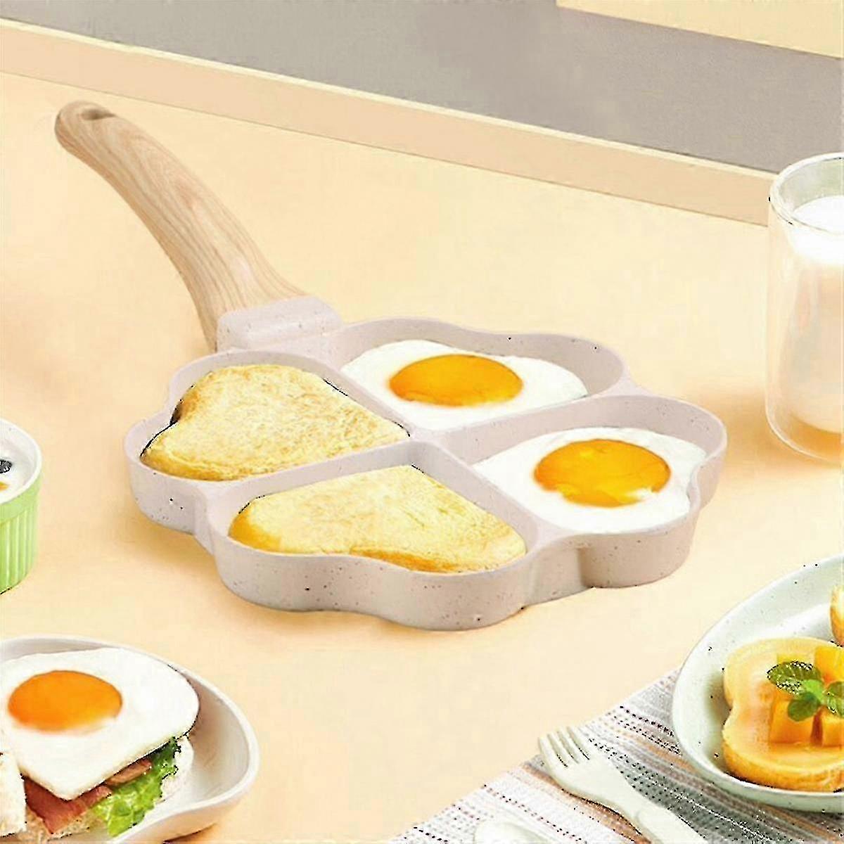4-Grid Heart Breakfast Pan