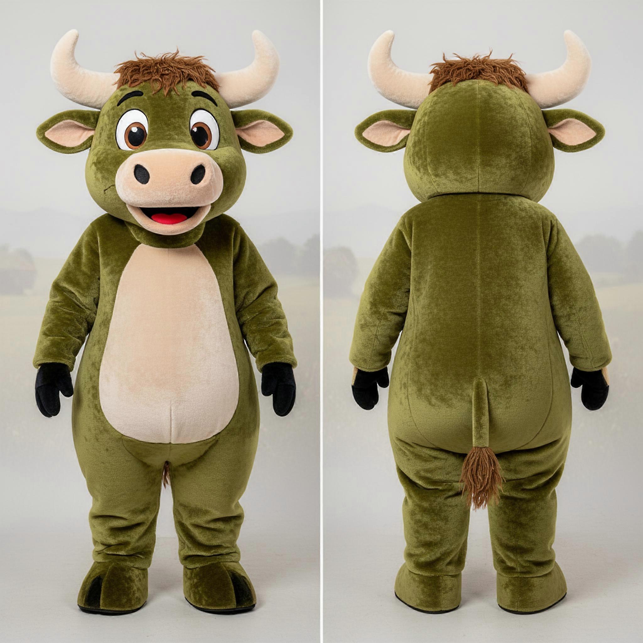 MASTICOT Olive Soft Bull Mascot