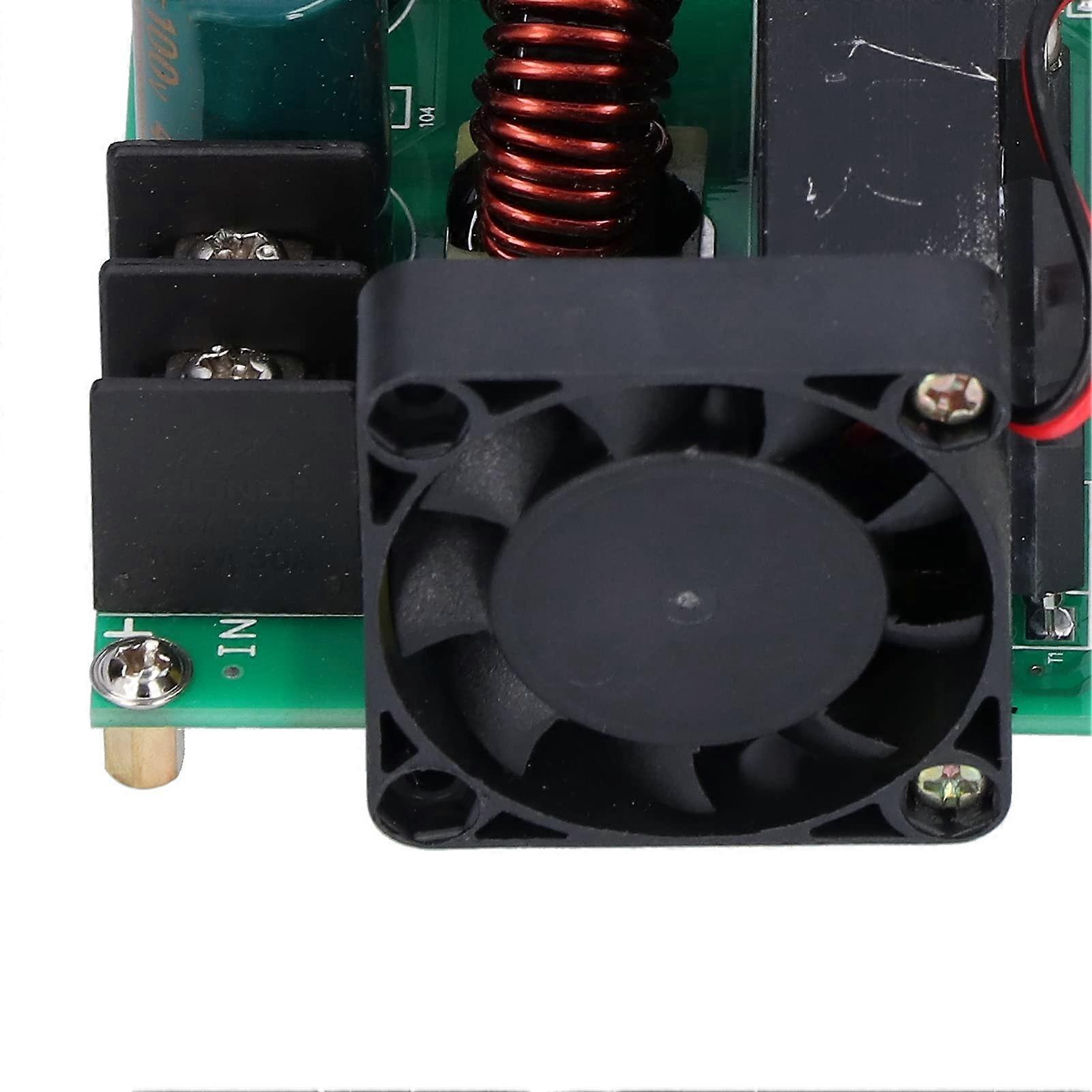 900W DC DC Boost Converter Adjustable Voltage Regulator with Digital Display Cooling Fan Memory Function