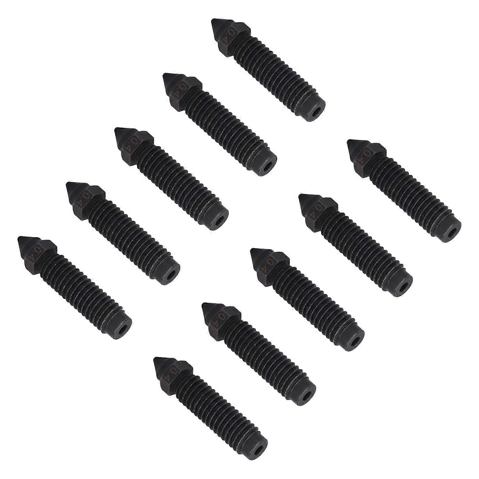 10 Pcs 0.4mm Hotend Nozzle Replacement for Elegoo Centauri Carbon Centauri 3D Printer High Temperature Proof Hardened
