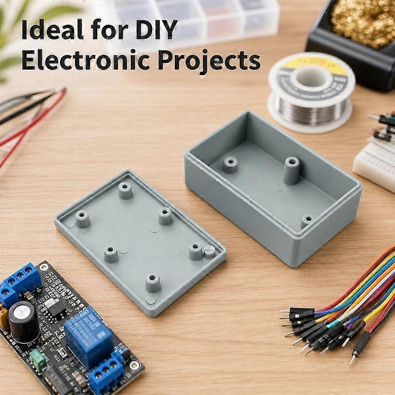 Plastic Instrument Switch Power Box Housing 5Pcs Universal Module Installation Shell Shockproof for Workshop Electrical Repair