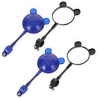 Bike Mirror Kids Bike Rear View Mirror for Safety 4Pcs with Assorted Colors