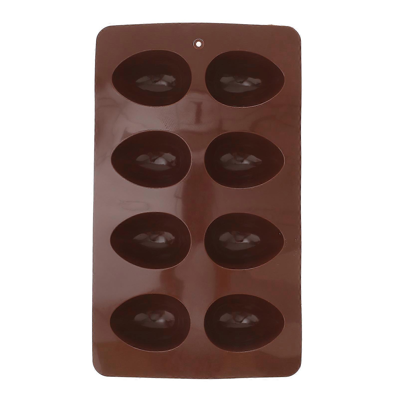 Chocolate Molds Silicone for Baking Easter Egg Shape 2Pcs Set