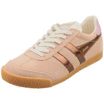 Gola Elan Glitz Womens Fashion Trainers in Cameo Bronze Candy
