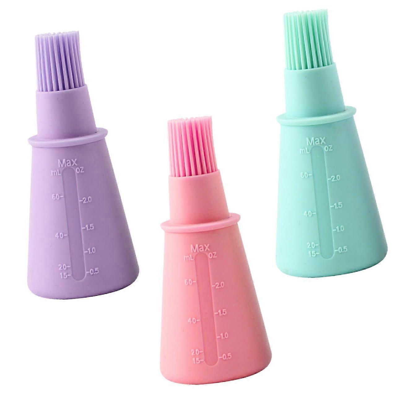 3Pcs Flexible Silicone Basting Brushes