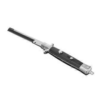 Folding Hair Comb Set with Stainless Steel Spring Design for Travel and Daily Pocket Use