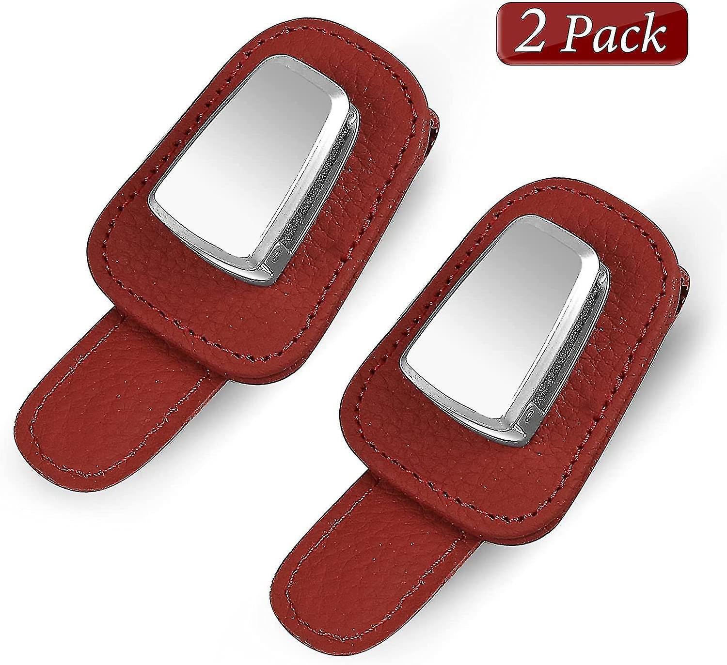 Car Glasses Clip Multi-function Car Sunglasses Bracket Car Eyes Universal Leather