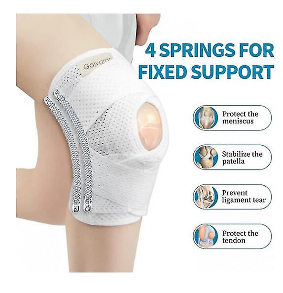 Genouillère Sport FEVAN - Stabilisation Latérale, Néoprène Et Silicone - Pour Ménisque Et Ligaments