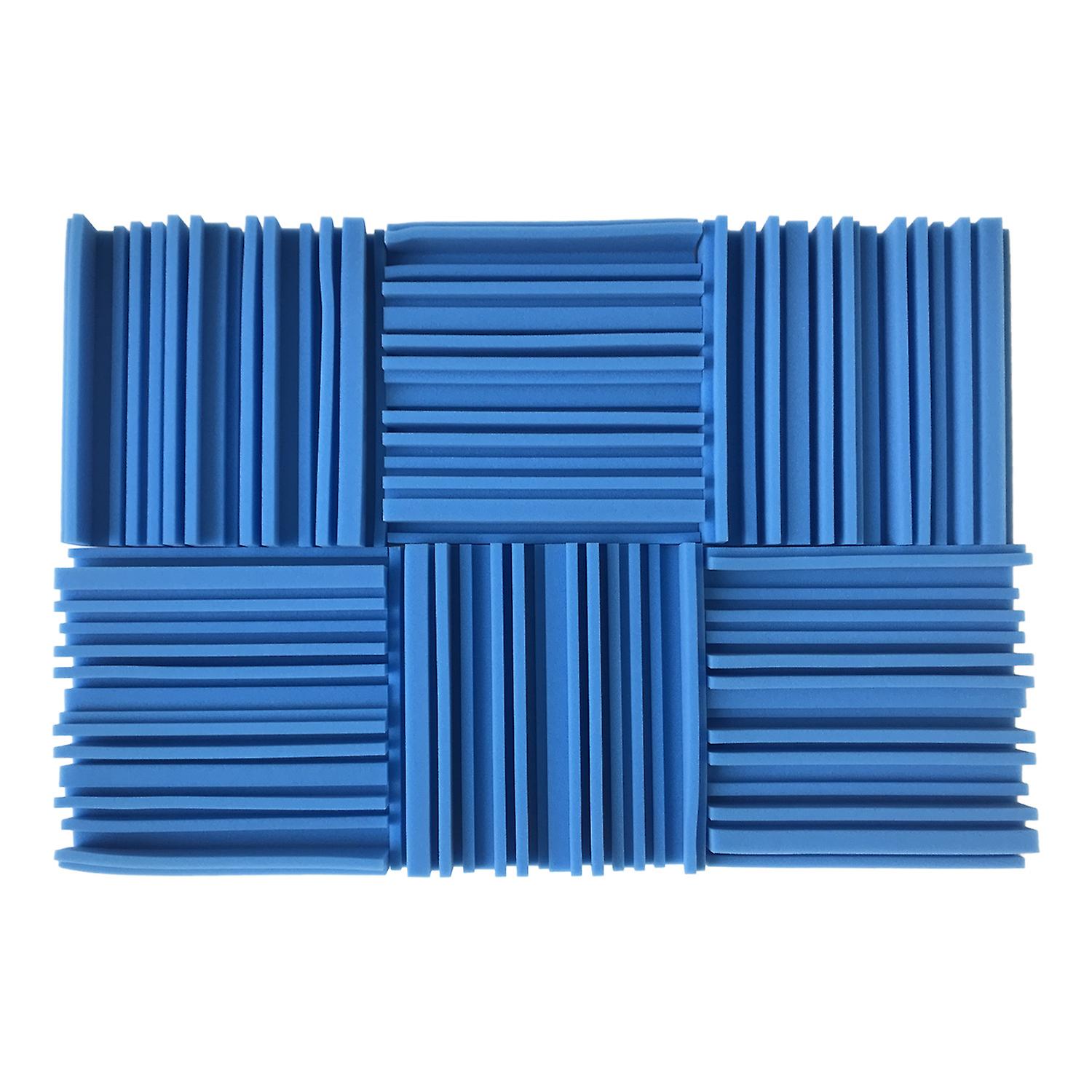 12pcs 10*10*2inch High Density Studio Sound Insulation Foam Fire Retardant