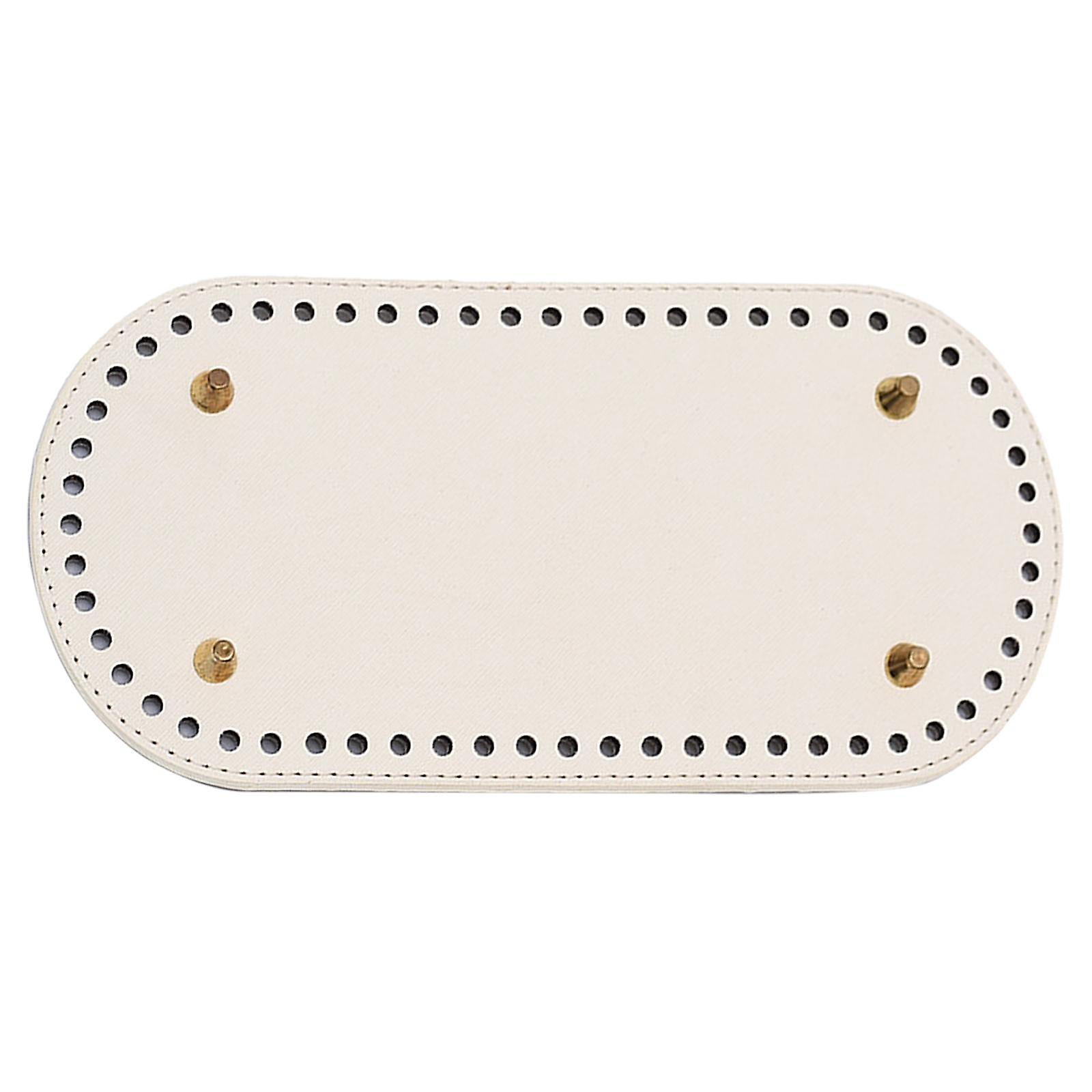 Leather DIY Bags Bottom Mat Pad Insert Base Replacement Purse Making Red