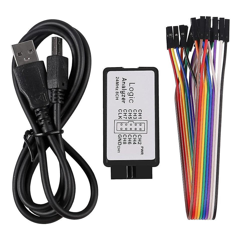 Analyseurs Logique USB 8 Canaux 24MHz - Compatible Arduino Et Logic 1.1.16