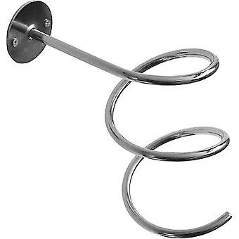 Chrome Spiral Wall Mountable Dryer Holder