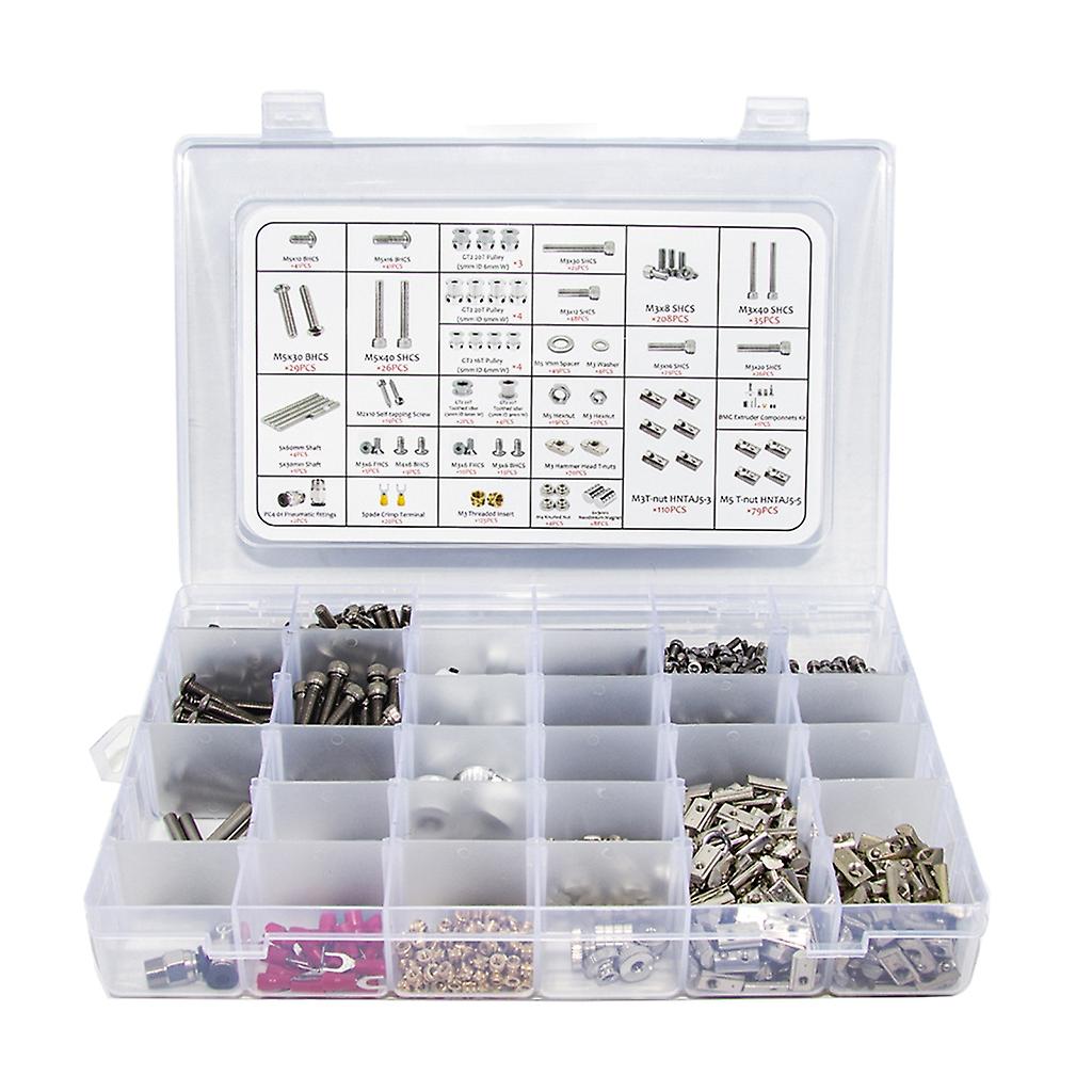 Fasteners Screws Nuts Full Kit for Voron 0.1/2.4/Trident 3D Printer Part